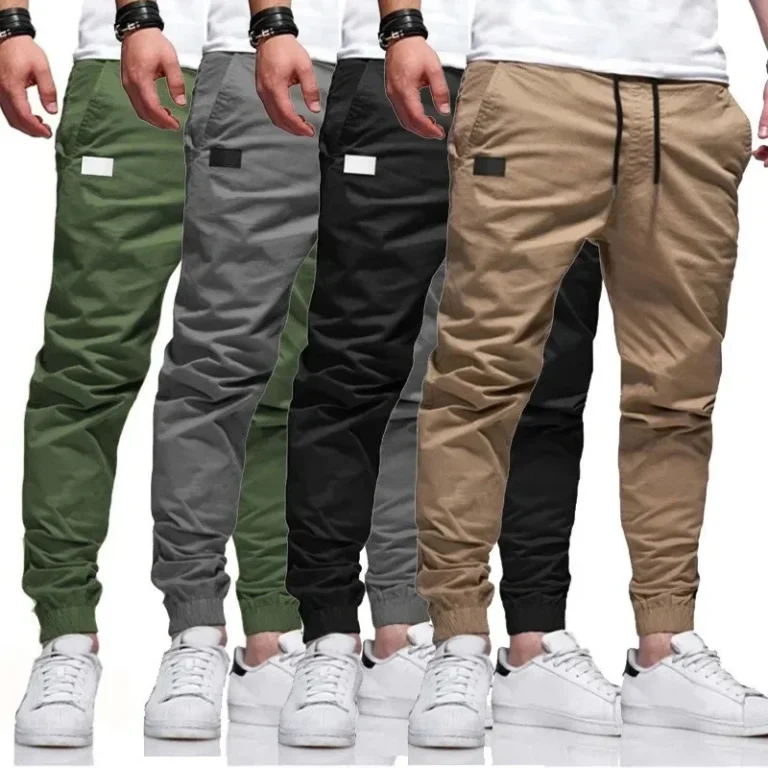 Nova kolekcija muških ležernih sportskih pantalona za proleće i jesen. Jogger stil sa kargo dizajnom i sa više praktičnih džepova. – MUŠKE TRENERKE
